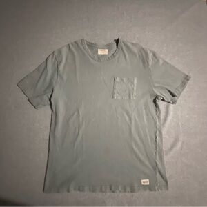 P&Co Men's Sage Green Short Sleeve Pocket Tee